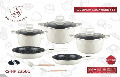 Batterie de cuisine 12pcs Beige - NP2356C