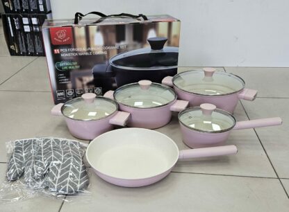 Batterie de cuisine 11pcs - Rose