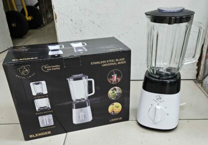 Blender verre+plastique Blanc- 500W - LB6001B