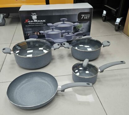 Batterie de cuisine 7pcs - Gris